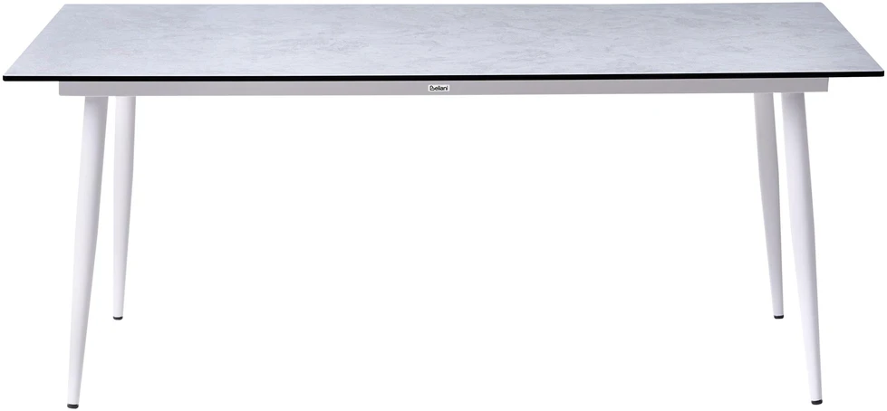 Beliani Konferencinis stalas TOLENTINO 90 cm 180 cm, travertino efektas