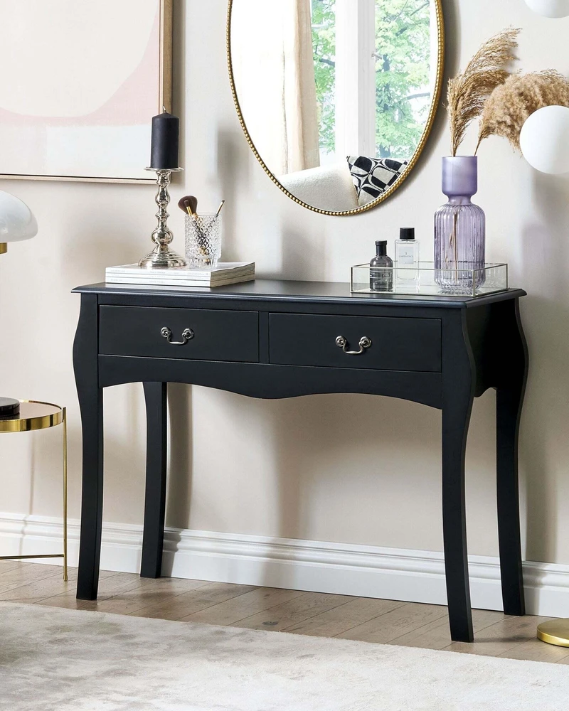 Beliani Konsolės staliukas KLAWOCK juodas