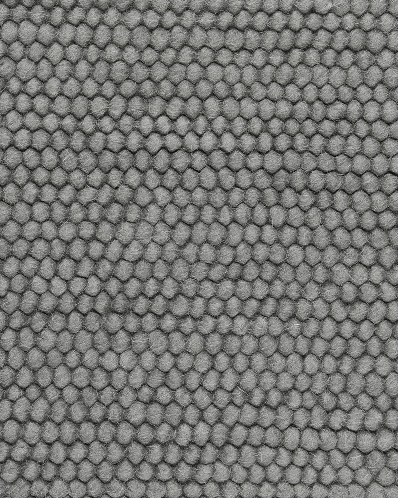 Beliani KORDEA pilkas vilnonis kilimas, 160 × 230 cm