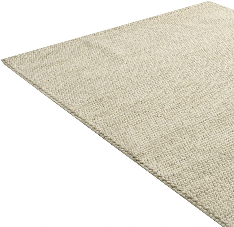 Beliani KORDEA šviesiai smėlinis vilnonis kilimas, 160 x 230 cm