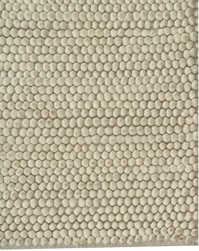 Beliani KORDEA šviesiai smėlinis vilnonis kilimas, 160 x 230 cm
