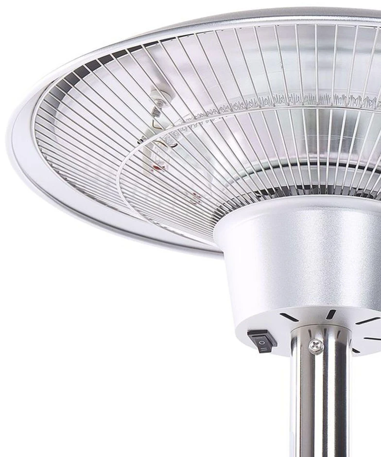 Beliani Laisvai pastatomas infraraudonųjų spindulių šildytuvas ASKJA 1500 W sidabrinis