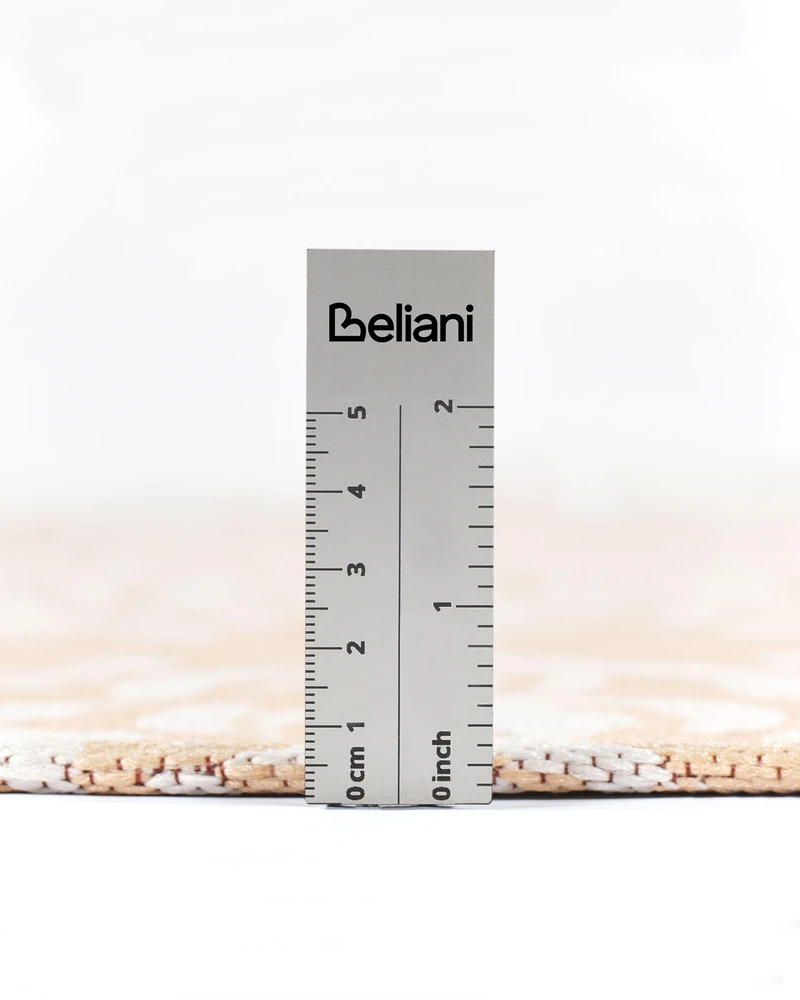 Beliani Lauko kilimas KARWAR smėlio spalvos 80 x 150 cm