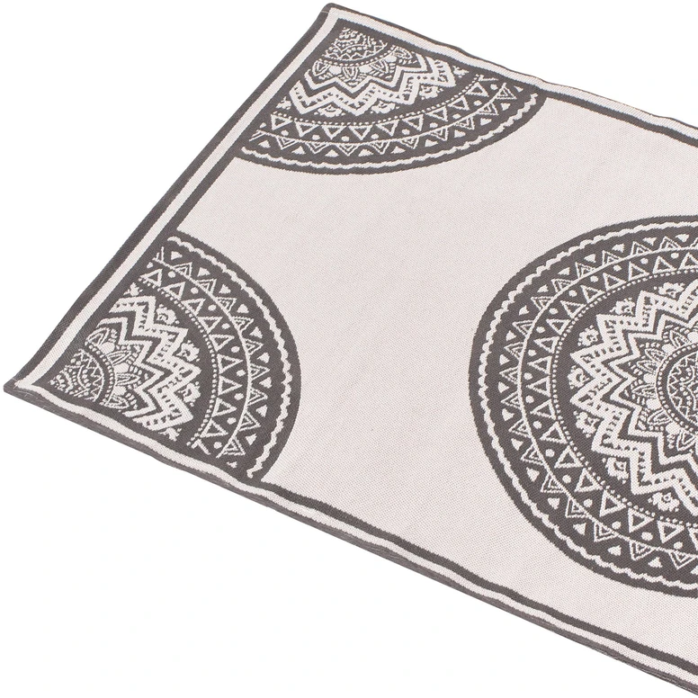 Beliani Lauko kilimėlis NELLORE pilkas 80 x 150 cm