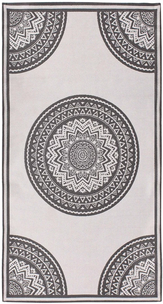 Beliani Lauko kilimėlis NELLORE pilkas 80 x 150 cm