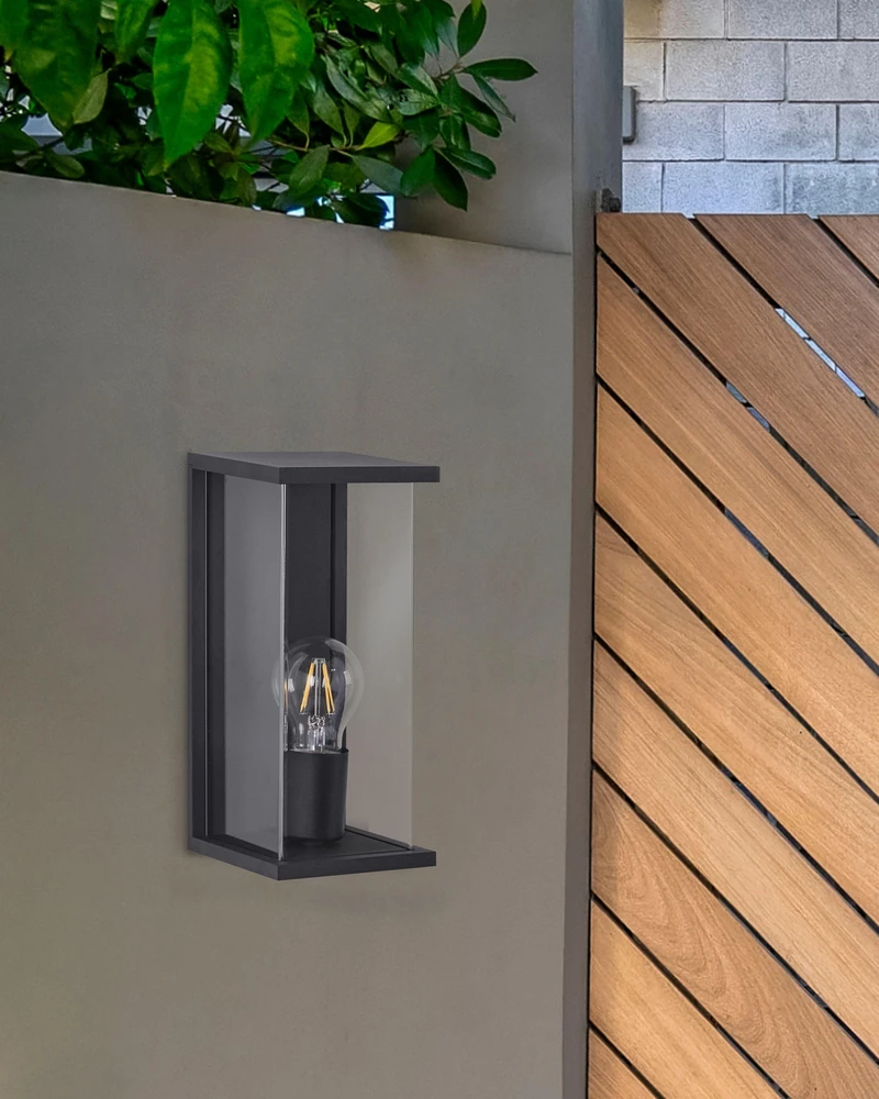 Beliani Lauko sieninis šviestuvas WAKAL juodas