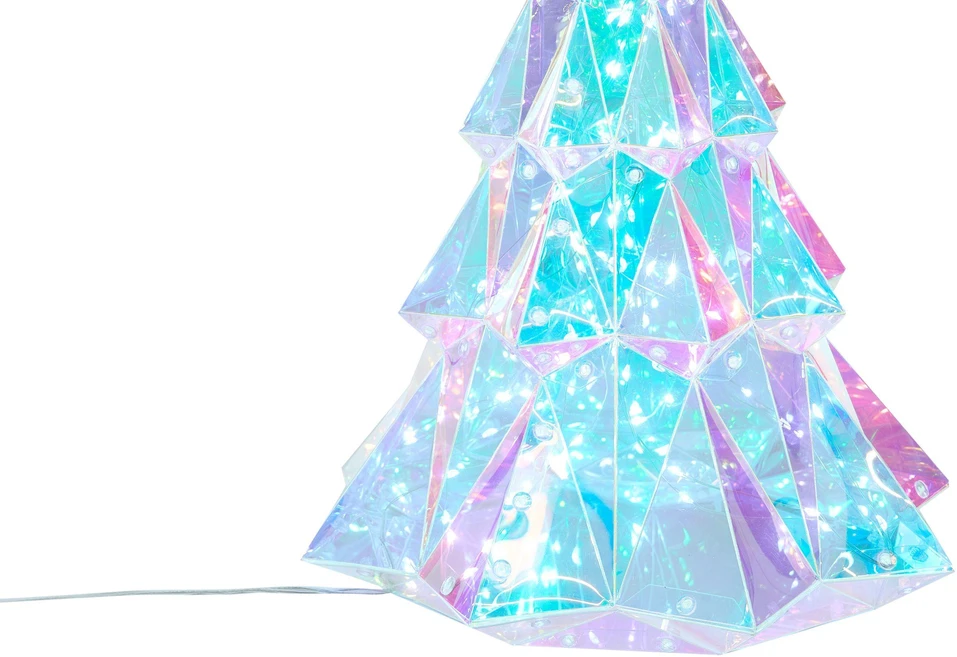 Beliani LED dekoracija UNUKA eglutė 40 cm spalvota