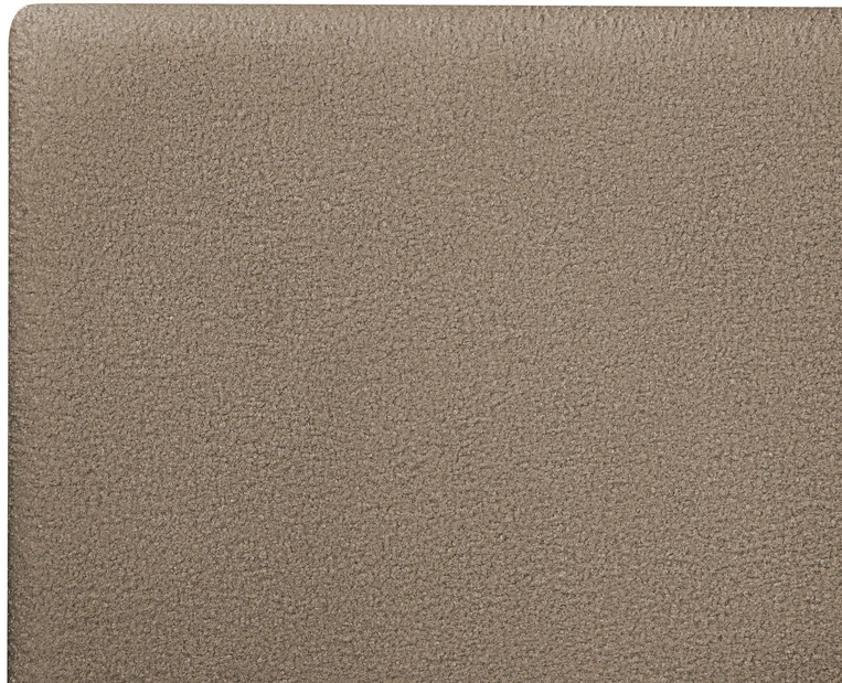 Beliani LED dvigulė lova Boucle ZEN 180 x 200 cm tamsaus uosio spalvos