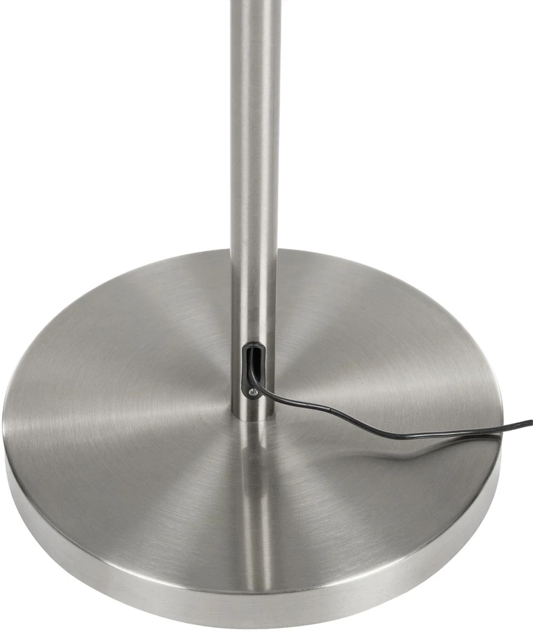 Beliani LED grindų lempa AFTON Metalas Sidabrinė