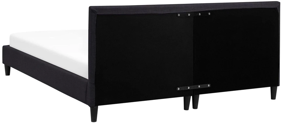 Beliani LED lova FITOU 160 x 200 cm juoda