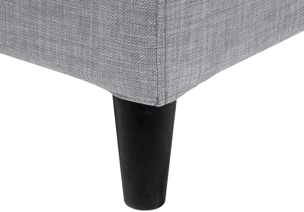 Beliani LED lova FITOU 160 x 200 cm šviesiai pilka