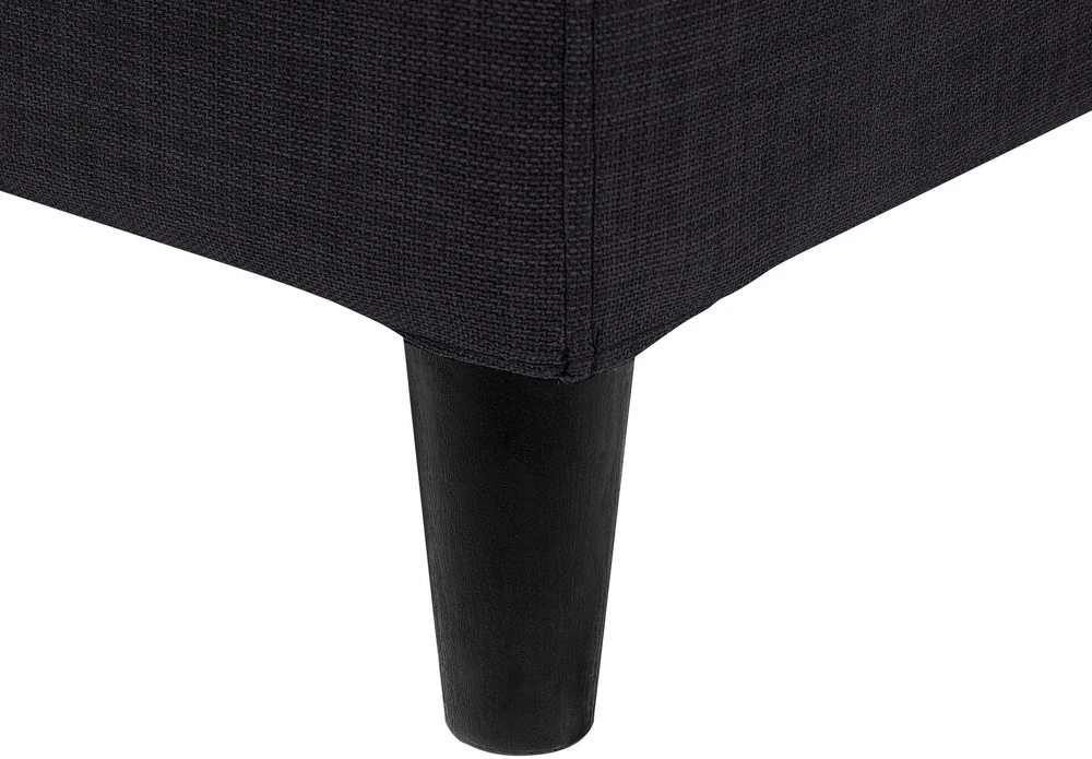 Beliani LED lova FITOU 180 x 200 cm juoda