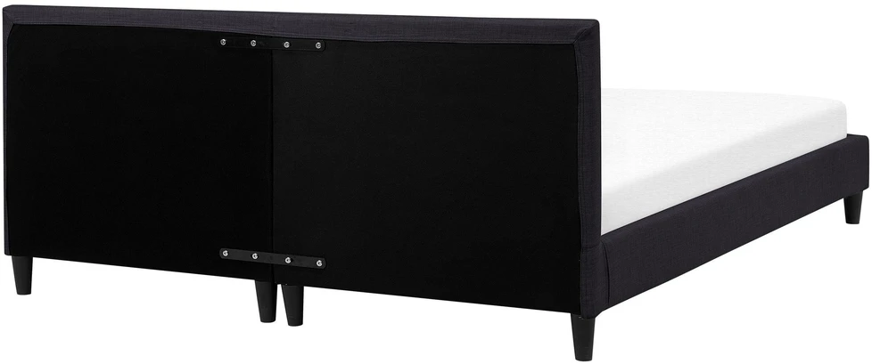 Beliani LED lova FITOU 180 x 200 cm juoda