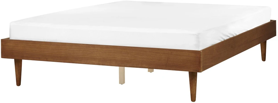 Beliani LED lova TOUCY 160 x 200 cm, ruda
