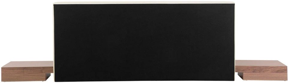 Beliani LED lova ZEN 160 x 200 cm ruda uosio spalvos