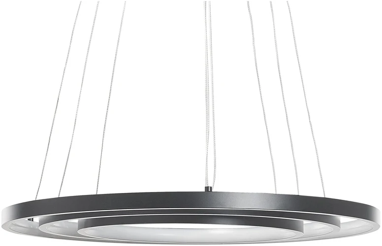 Beliani LED pakabinamas šviestuvas ATREK metalinis juodas