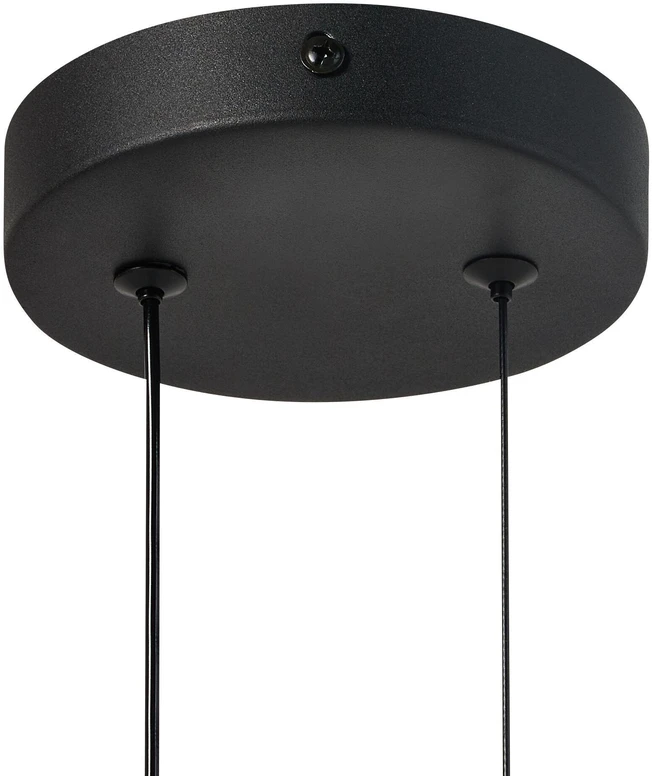 Beliani LED pakabinamas šviestuvas DAMAS, metalinis, juodas