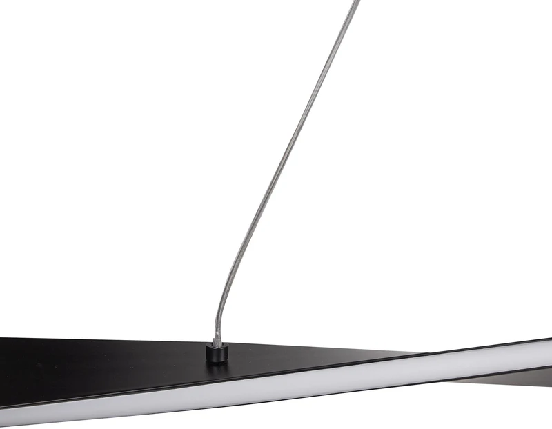 Beliani LED pakabinamas šviestuvas MAHOI metalinis juodas