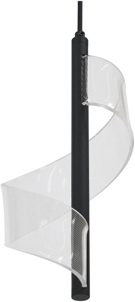 Beliani LED pakabinamas šviestuvas SARELA, metalas, juodas
