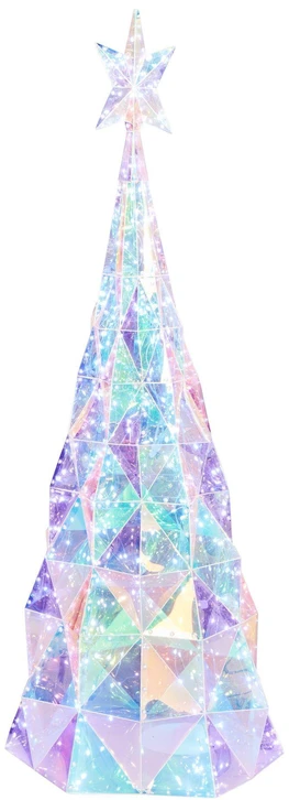 Beliani LED sodo dekoracija „ICELAND“, 120 cm, Kalėdų eglutė, spalvota