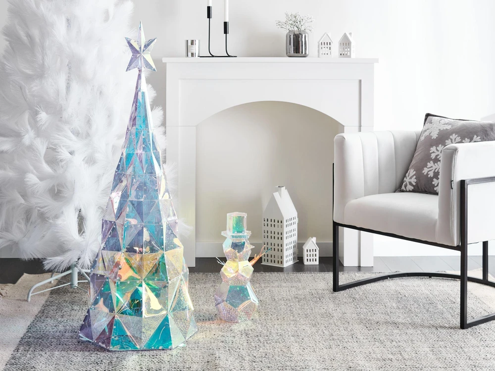 Beliani LED sodo dekoracija „ICELAND“, 120 cm, Kalėdų eglutė, spalvota