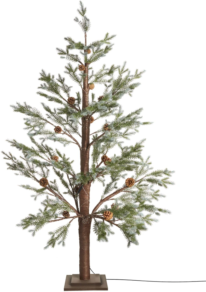 Beliani LED sodo dekoracija LAUGARAS, 150 cm, eglutė, žalia