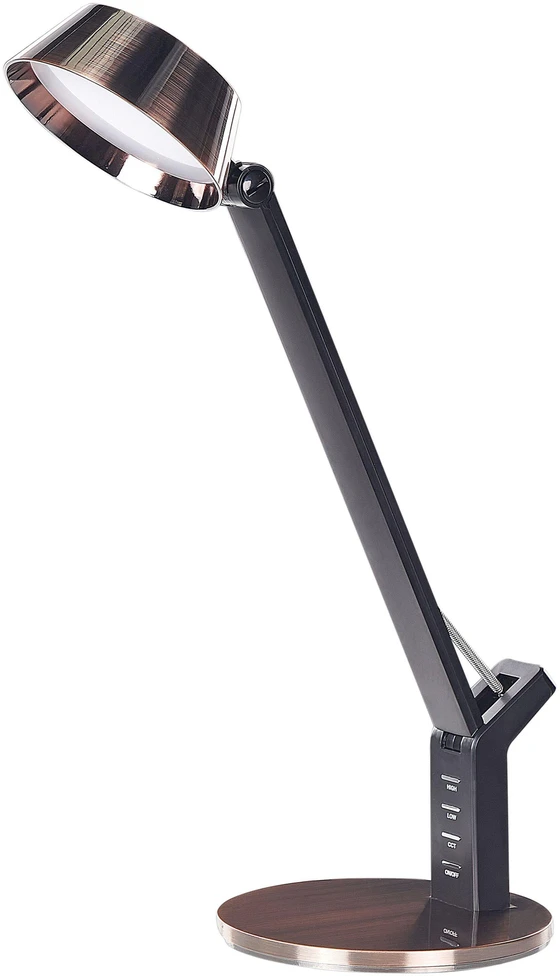 Beliani LED stalinė lempa CHAMAELEON su reguliatoriumi metalinė varinė