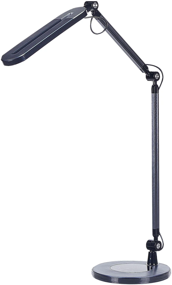 Beliani LED stalinė lempa GRUS su reguliatoriumi, metalinė, juoda