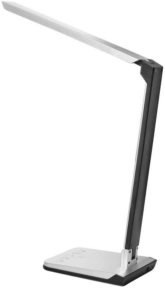 Beliani LED stalinė lempa PICTOR su reguliatoriumi, sidabrinė