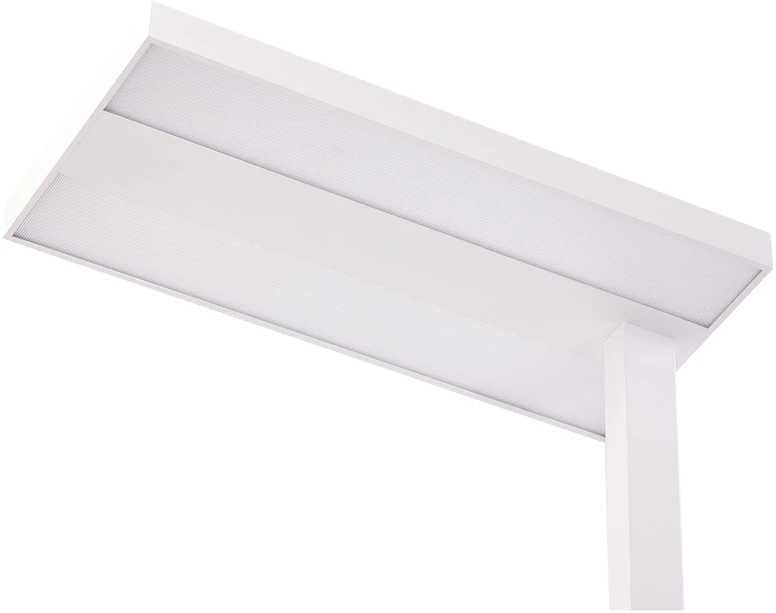 Beliani LED toršeras TAURUS su reguliatoriumi, metalinis, baltas