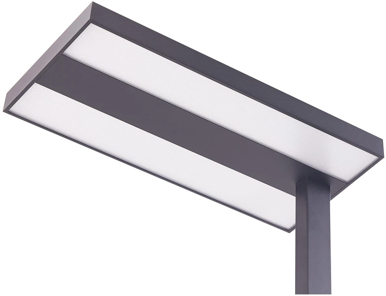 Beliani LED toršeras TAURUS su reguliatoriumi, metalinis, juodas