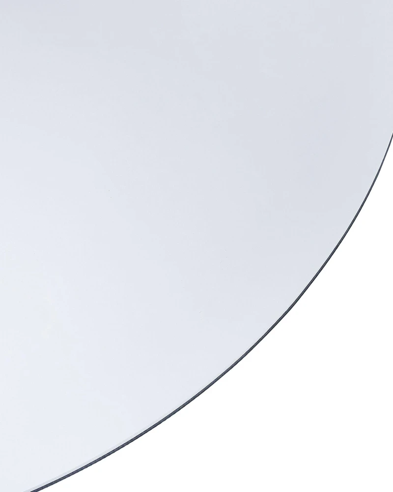 Beliani LED vonios veidrodis CALLAC 60 cm 60 cm sidabrinės spalvos