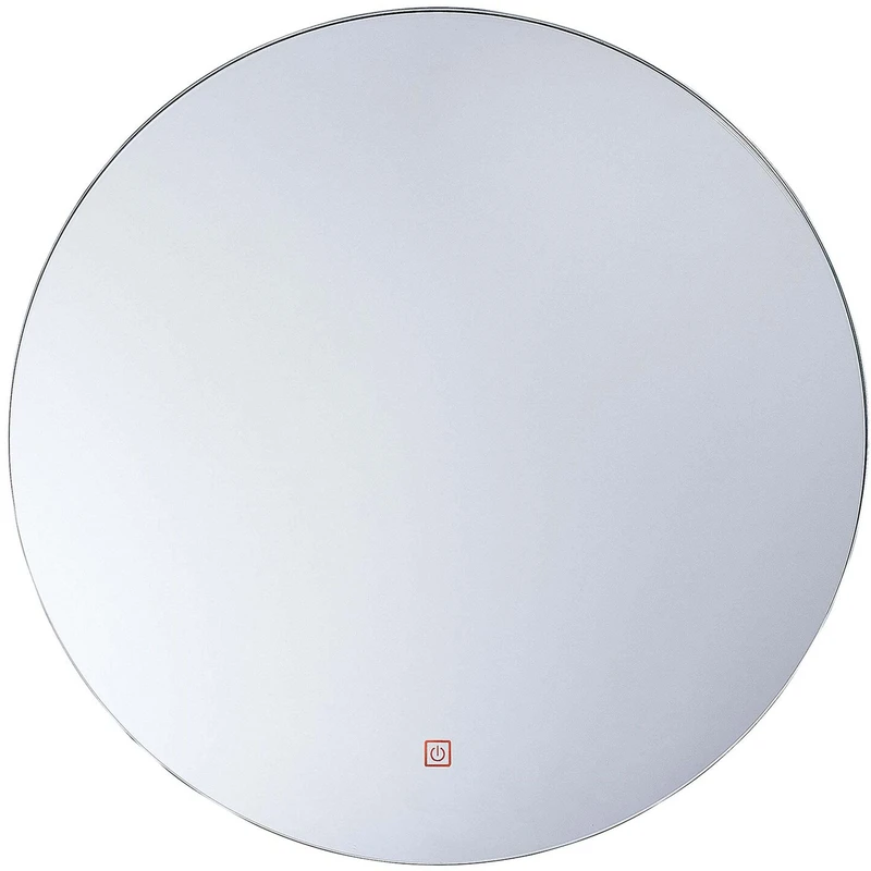 Beliani LED vonios veidrodis CALLAC 60 cm 60 cm sidabrinės spalvos