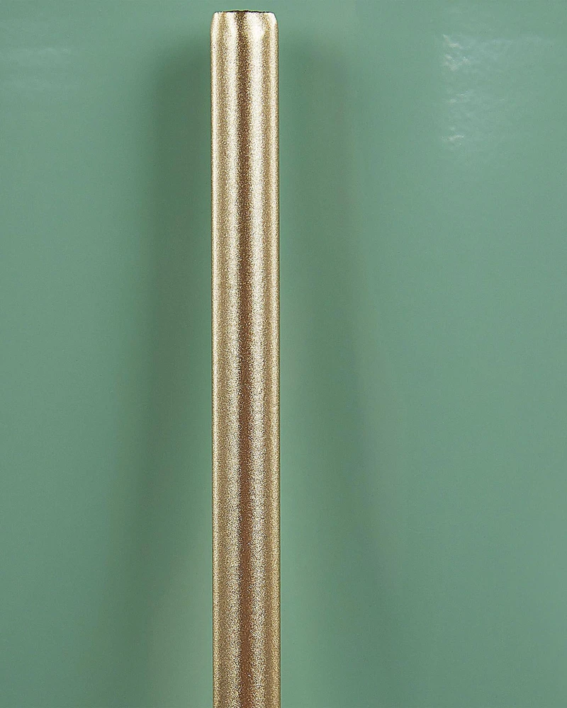 Beliani LEFKI vazonas ant kojelių 16 cm mėtų spalvos metalinis