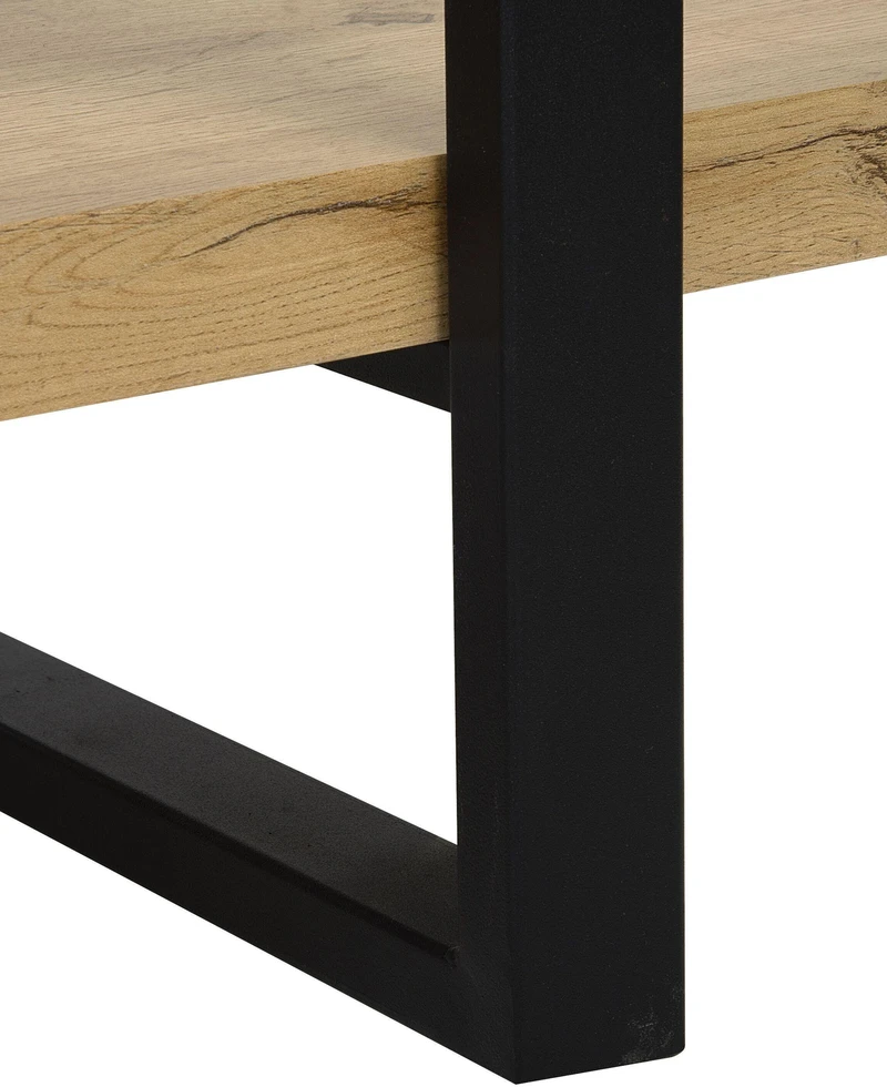 Beliani Lentyna 3 lentynų TIMBER 111 cm šviesiai ruda