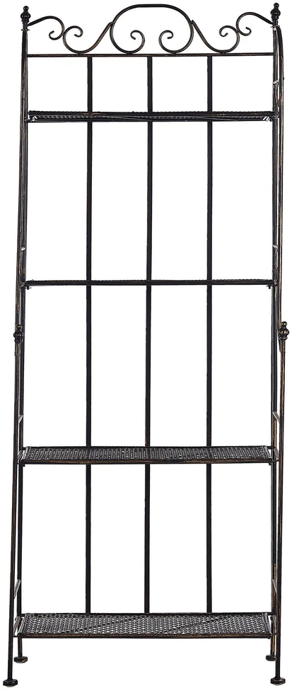 Beliani Lentyna ISERNIA metalinė 155 cm 61 cm juoda