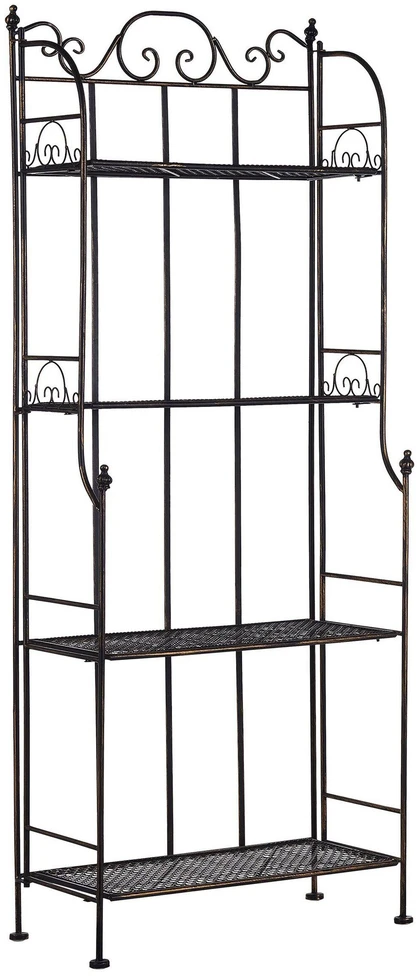 Beliani Lentyna ISERNIA metalinė 155 cm 61 cm juoda