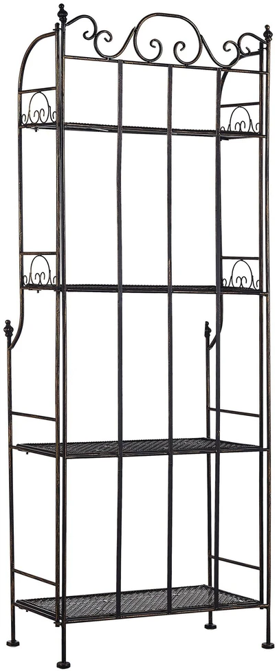 Beliani Lentyna ISERNIA metalinė 155 cm 61 cm juoda