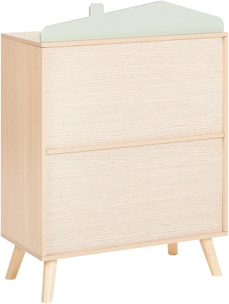 Beliani Lentyna LACKEY 86 cm šviesiai žalia