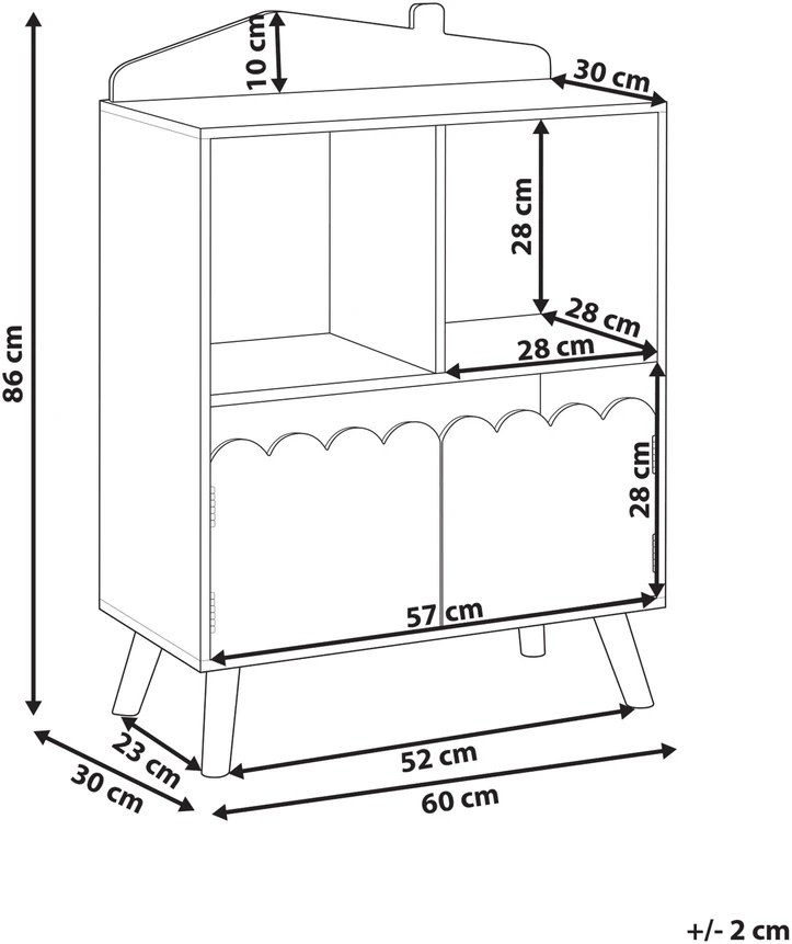 Beliani Lentyna LACKEY 86 cm šviesiai žalia