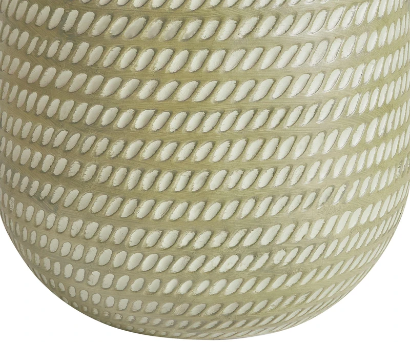Beliani LIVADIA vazonas 39 cm alyvuogių spalvos