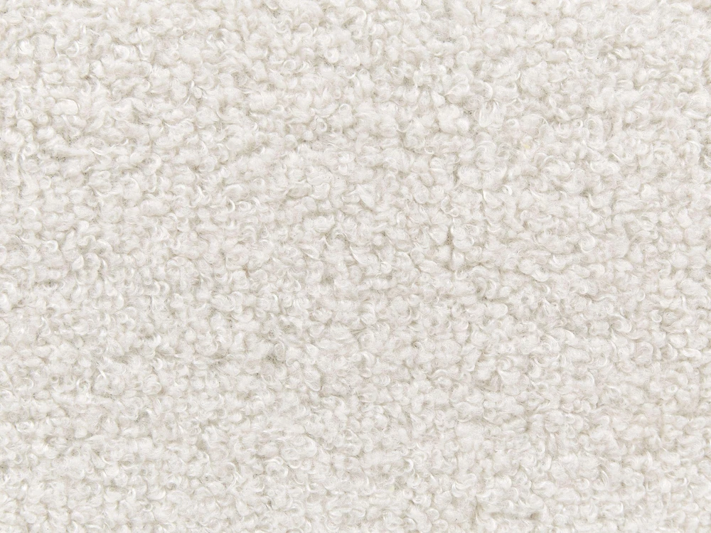 Beliani Lova be galvūgalio Boucle ROANNE 140 x 200 cm šviesiai smėlio spalvos