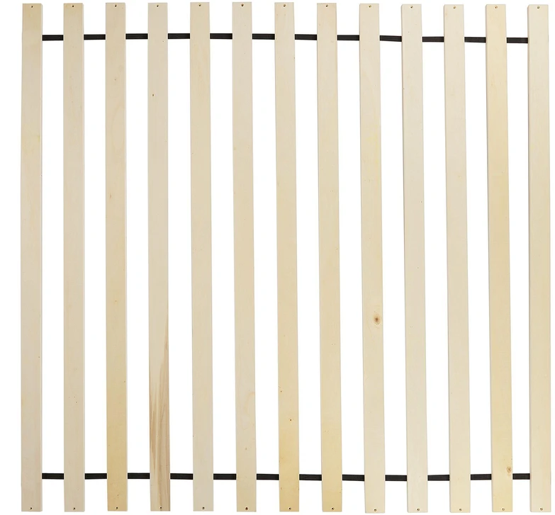 Beliani Lova be galvūgalio medinė ANTRAS 160 x 200 cm šviesiai ruda