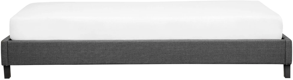 Beliani Lova be galvūgalio ROANNE 90 x 200 cm pilka