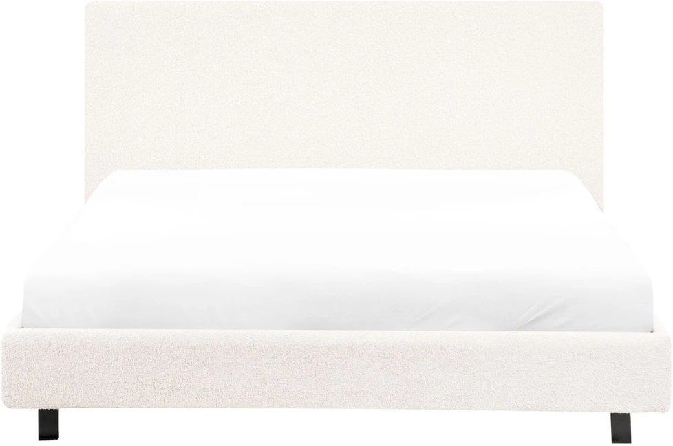 Beliani Lova Boucle ALBI 140 x 200 cm, balta