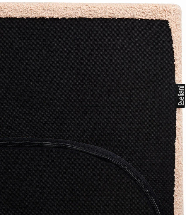 Beliani Lova Boucle ALBI 140 x 200 cm smėlio spalvos