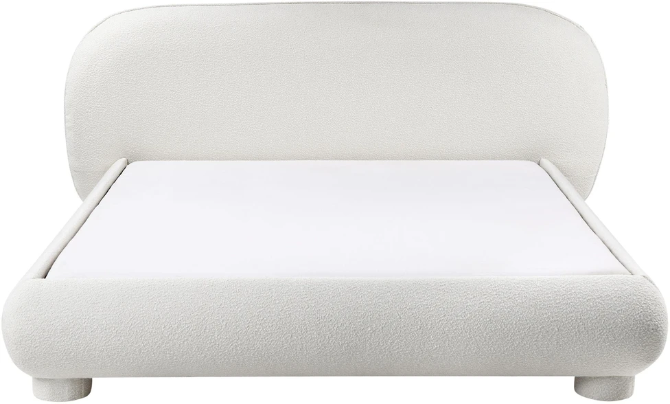 Beliani Lova Boucle BAYEL 160 x 200 cm, balta