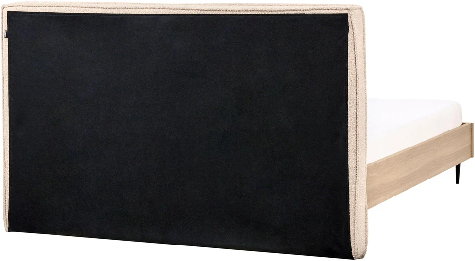 Beliani Lova Boucle IZERNORE 160 x 200 cm, smėlio spalvos