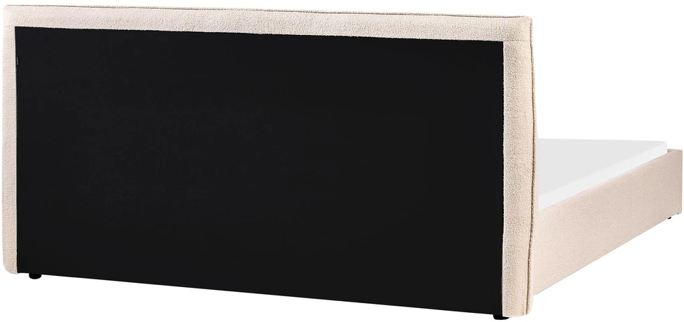 Beliani Lova Boucle LAVAUR 180 x 200 cm smėlio spalvos