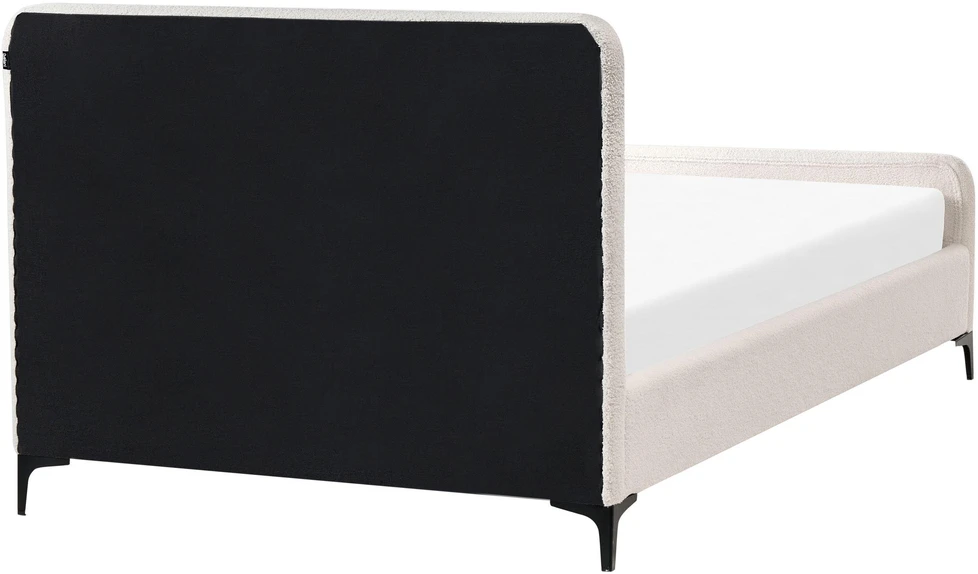 Beliani Lova Boucle LUNAN 120 x 200 cm, balta